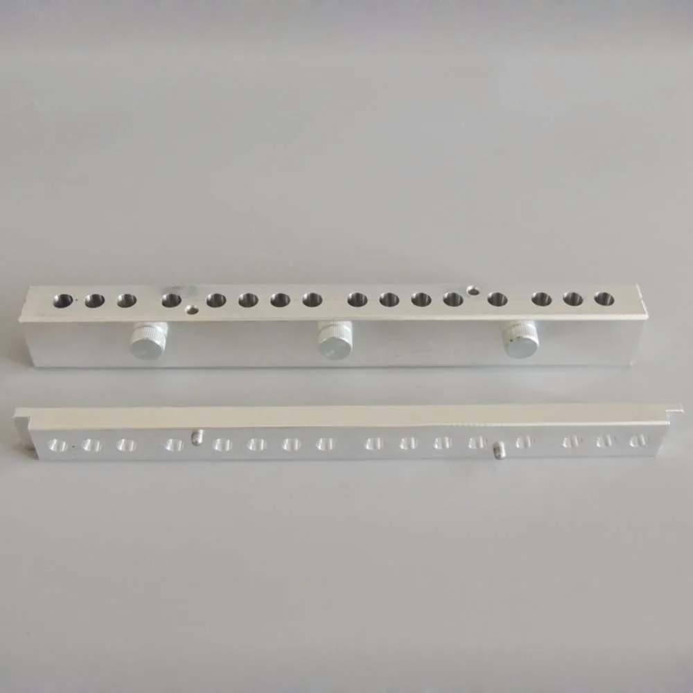 Форма для помады с 16 емкостями форма 9 мм в форме капли воды алюминиевой полостями