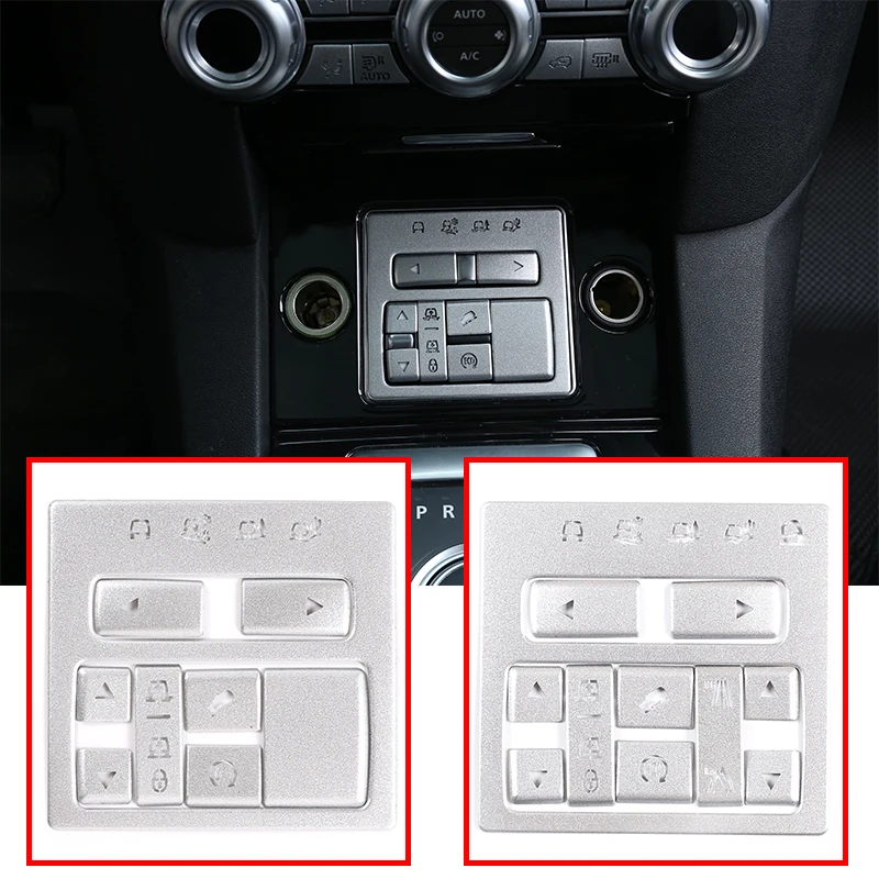 

Aluminum Alloy for Land Rover Discovery 4 2014-16 Center Console Mode Adjustment Button Sequins Car Interior Accessories 2 style