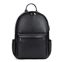 100 cow genuine leather men backpacks fashion real natural leather student backpack boy luxury brand large computer laptop bag