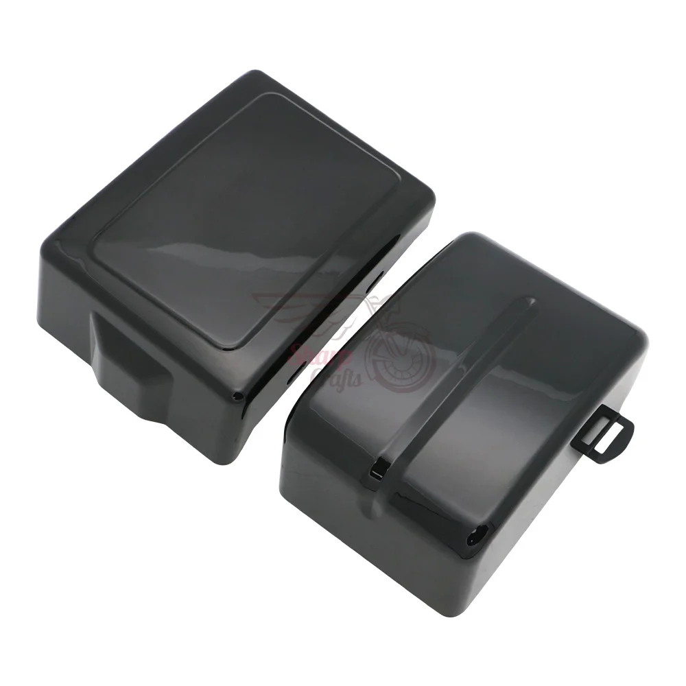 Боковые крышки аккумулятора ABS для мотоцикла-обтекатели защита Harley Dyna Fat Bob Super/Wide