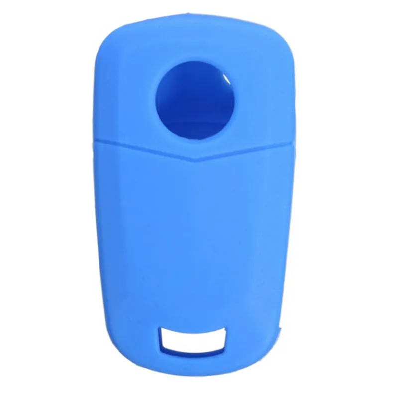 1 шт. 2 кнопки Светящийся красный черный силиконовый чехол для ключей от машины opel