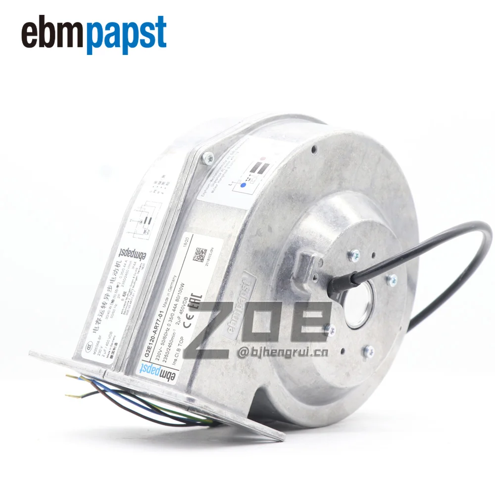 

Germany Ebmpapst G2E120-AR77-01 230V 0.35A 120mm Heat Dissipation All Metal Cooling Fans For Fresh Air Purification System