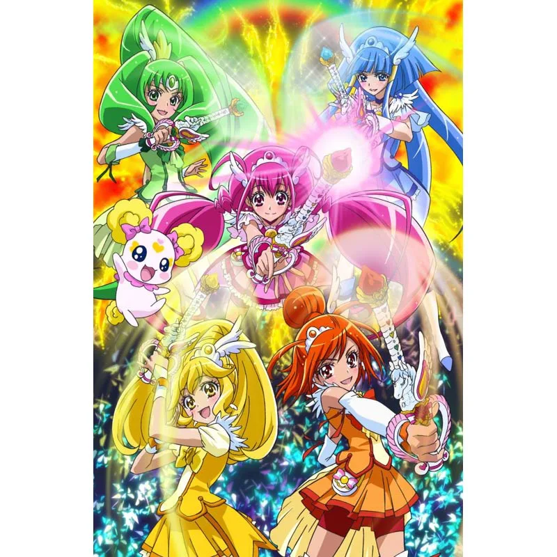 Красивая аниме улыбка прелечение! Настенный художественный постер картина