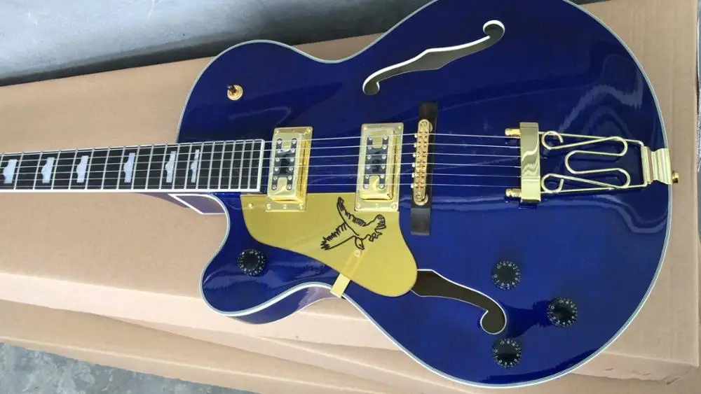 Оптовая продажа Новое поступление гитара для левой руки Jazz 6 струн электрическая