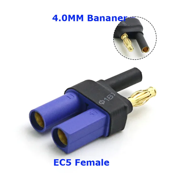 EC5 female to 4mm banana adapter