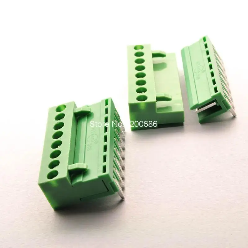 

10pin Right angle Terminal plug type 300V 10A 3.96mm pitch connector pcb screw terminal block connector