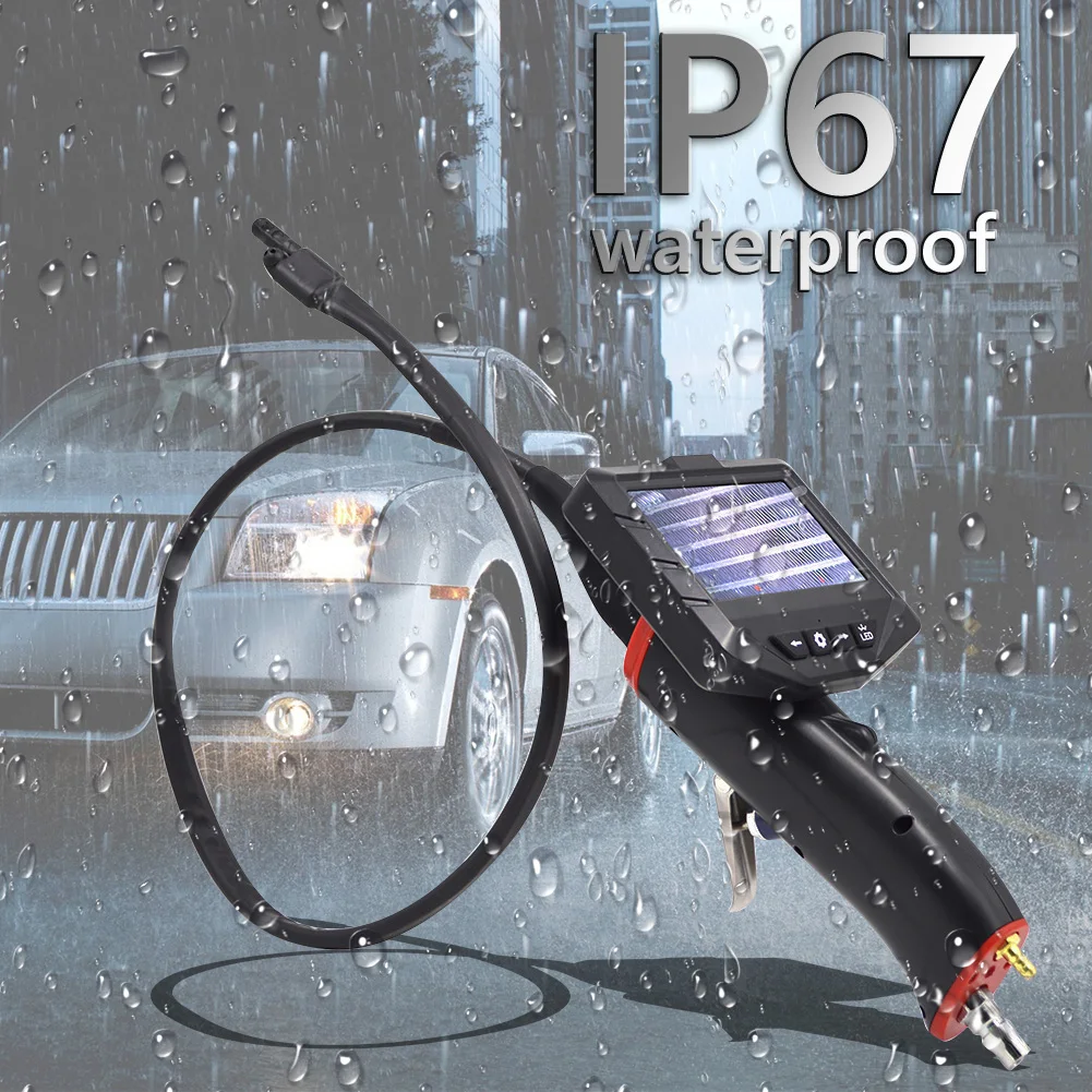 

Car Auto A/C AC Evaporator Cleaning Endoscope Borescope with 4.3 inch Detachable Display HD Cleaning Gun Car Accessories