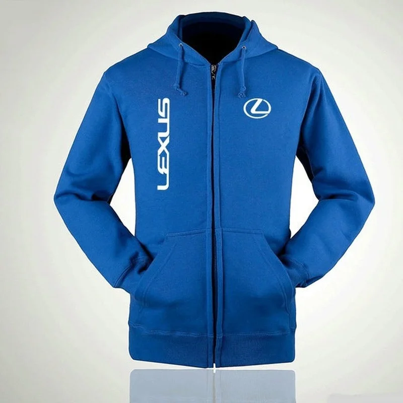 

Autumn Winter Man Women Hoodies Fashion Casual Zipper Lexus Sweatshirt Hoodies coats Y