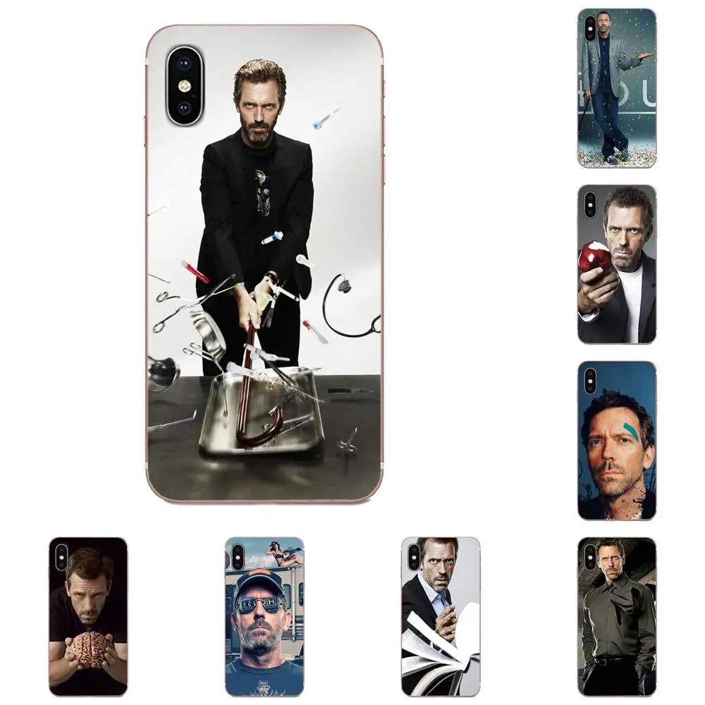 Чехол из ТПУ для Sony Xperia Z Z1 Z2 Z3 Z4 Z5 compact Mini M2 M4 M5 T3 E3 E5 XA XA1 XZ Premium Dr Gregory House Hugh Laurie Brain |