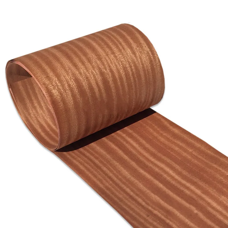 Натуральный шпон из натурального дерева нарезанный Sapele 27 60 см 2 5 м виниры для