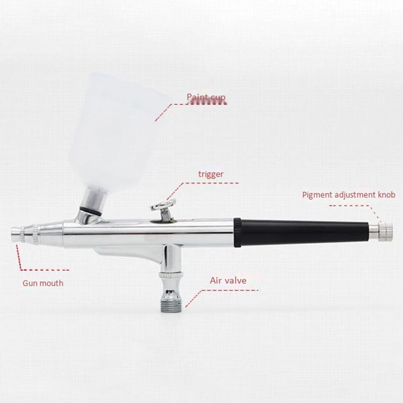 Airbrush Gravity Feed Double Action Cake Tattoo Pistola Nail Tool 20Cc 40Cc | Инструменты