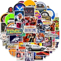 103050pcspack classic movie back to the future stickers for skateboard diy gift bicycle computer notebook car childrens toys