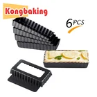6 шт., съемная Форма для пирога, пиццы, торта