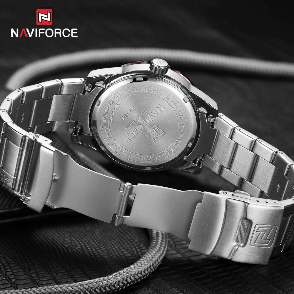 

NAVIFORCE Mens Watches Luxury Business Men Military Sport Quartz Wristwatch Luminous Waterproof Creative Clock Relogio Masculino