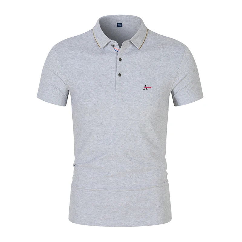 2021 Aramy reserved Men's Summer Men's Short Sleeve Polo Formal Wear High-end Men's T-shirt Brand Polo Shirt