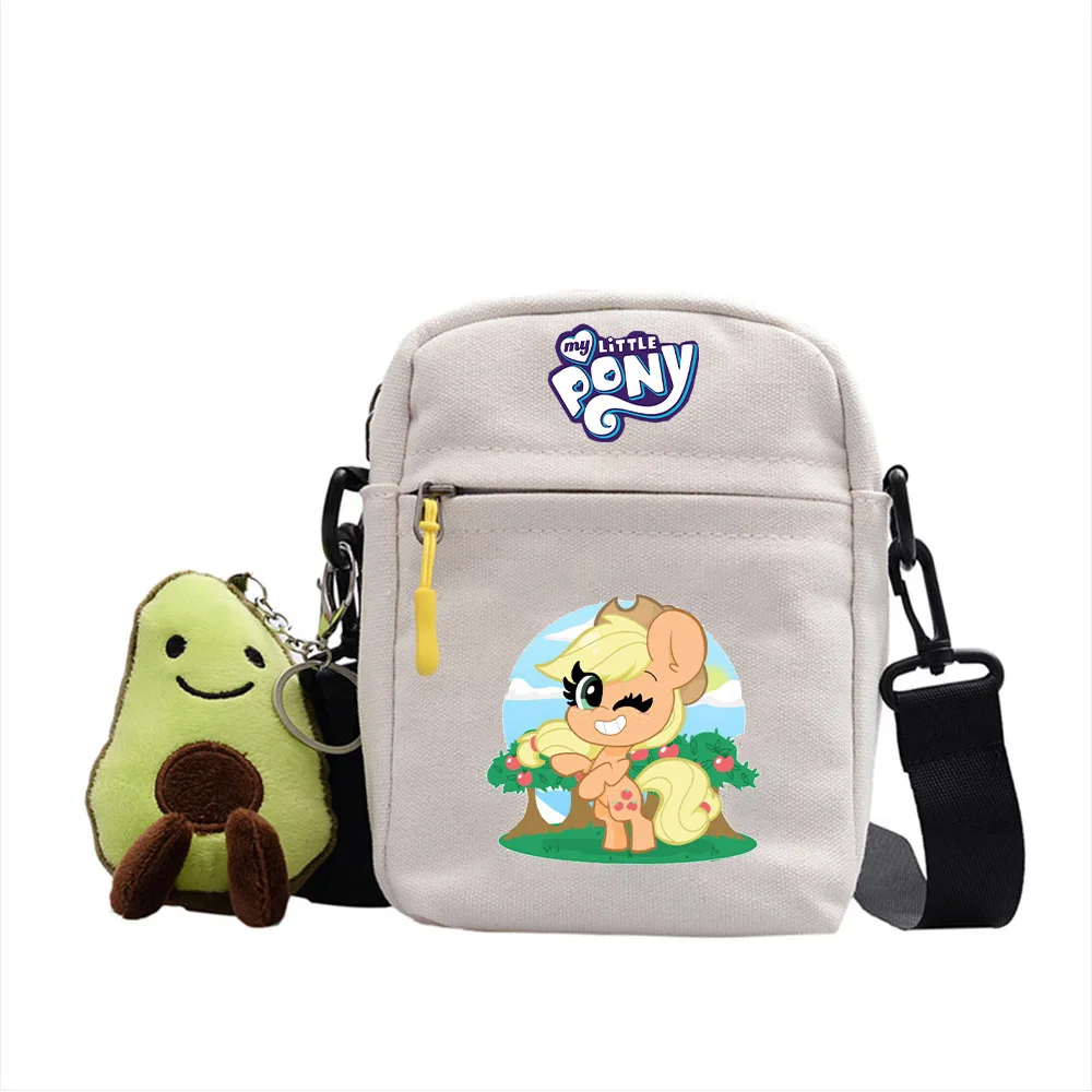 

My Little Pony Canvas Fabric Messenger bag Party Supplies Kids backpack Girl Travel School Bag Birthday Gift Mochila Satchel