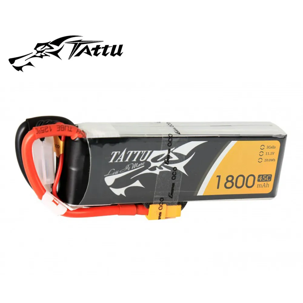 4 шт TATTU 1800mAh 45C/75C 4S/6S Lipo аккумулятор с XT60 Freestyle quadcopter drone|Детали и аксессуары| |