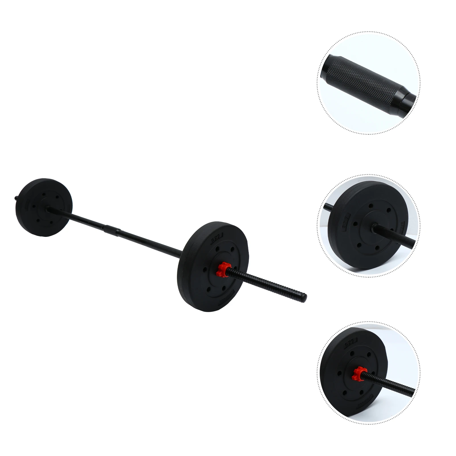 

1 Set 10KG Fitness Barbell Detachable Barbell Practical Body Muscle Trainer