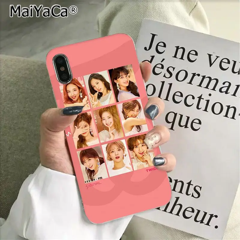 MaiYaCa Twice Mina Momo Kpop Новое поступление Модный чехол для телефона для iphone 11 pro 8 7 66S Plus X 5S SE XS XR XS MAX