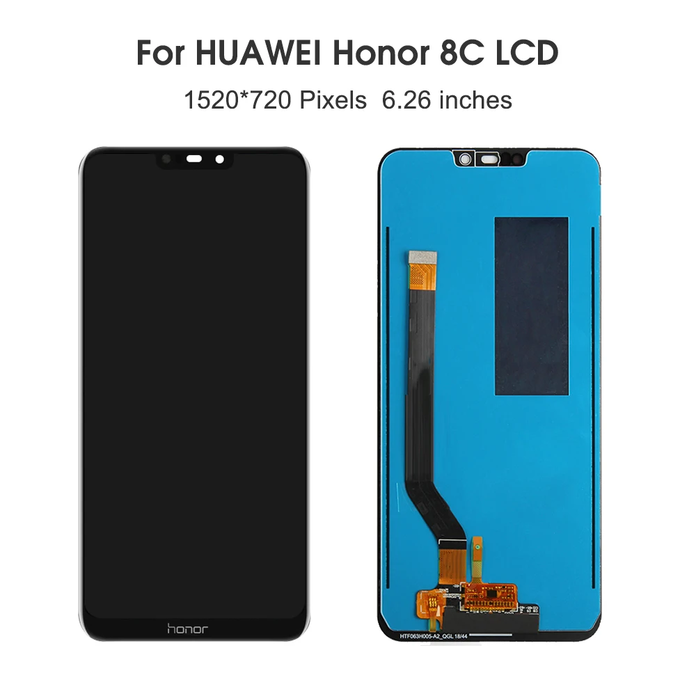 100% протестированный оригинальный 6 26 ''ЖК-дисплей для Huawei Honor 8C ЖК-дисплей