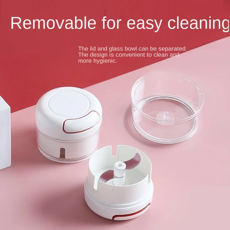 mini pull garlic cut magic manual ramming garlic cut vegetable magic utensils household kitchen gadgets pratical multifunctional free global shipping