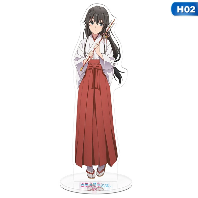 

Anime My Teen Romantic Comedy SNAFU Yukinoshita Yukino Yuigahama Yui Hikigaya Komachi Acrylic Stand Figure Toy Cosplay Cute Gift