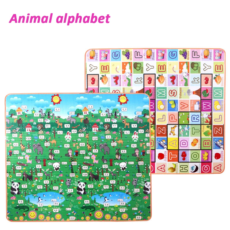 Новинка детский игровой коврик QWZ с мешками Детский развивающий из вспененного