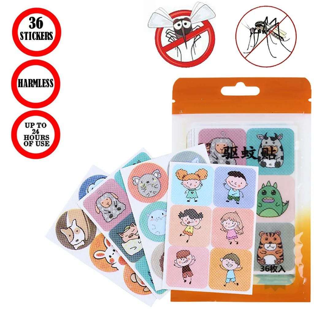 Наклейки от комаров мультфильм шаблон завод эфирное масло наклейки для дома