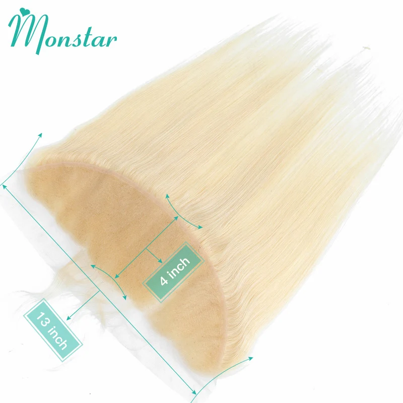 Монозвезда 613 блонд 13x4 кружевная Фронтальная застежка перуанские неповрежденные