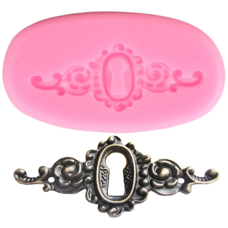 3D Замочная скважина силиконовые формы торт инструменты для украшения тортов из