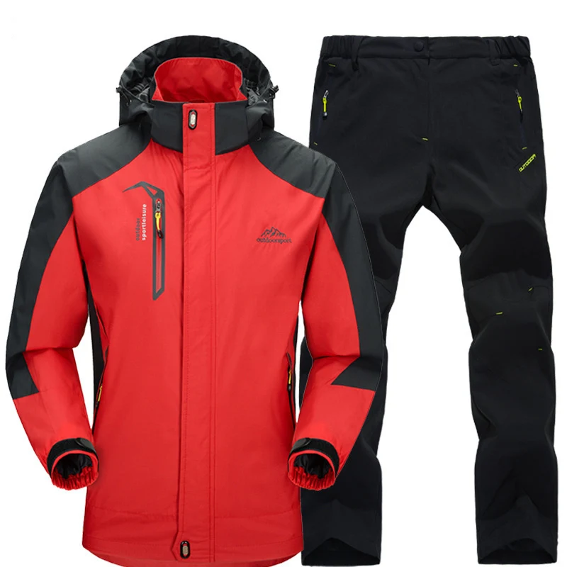 New Ski Suit Men Skiing Snowboarding Sets Outdoor Warm Waterproof Windproof Jacket+Pant Women Autumn Winter Snow Ski Suit