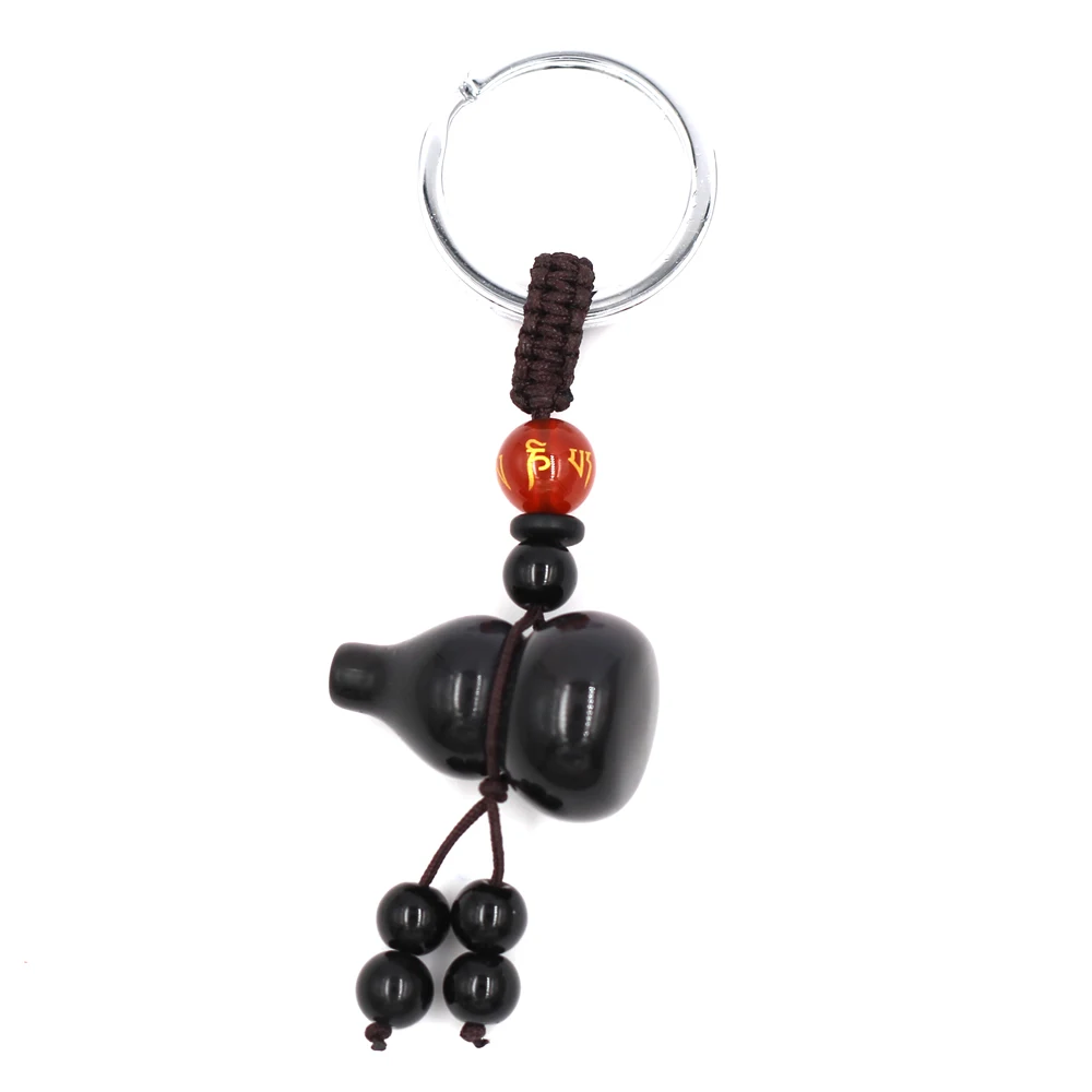 

Hot Selling Lucky Calabash Pendant Weaving Keychain