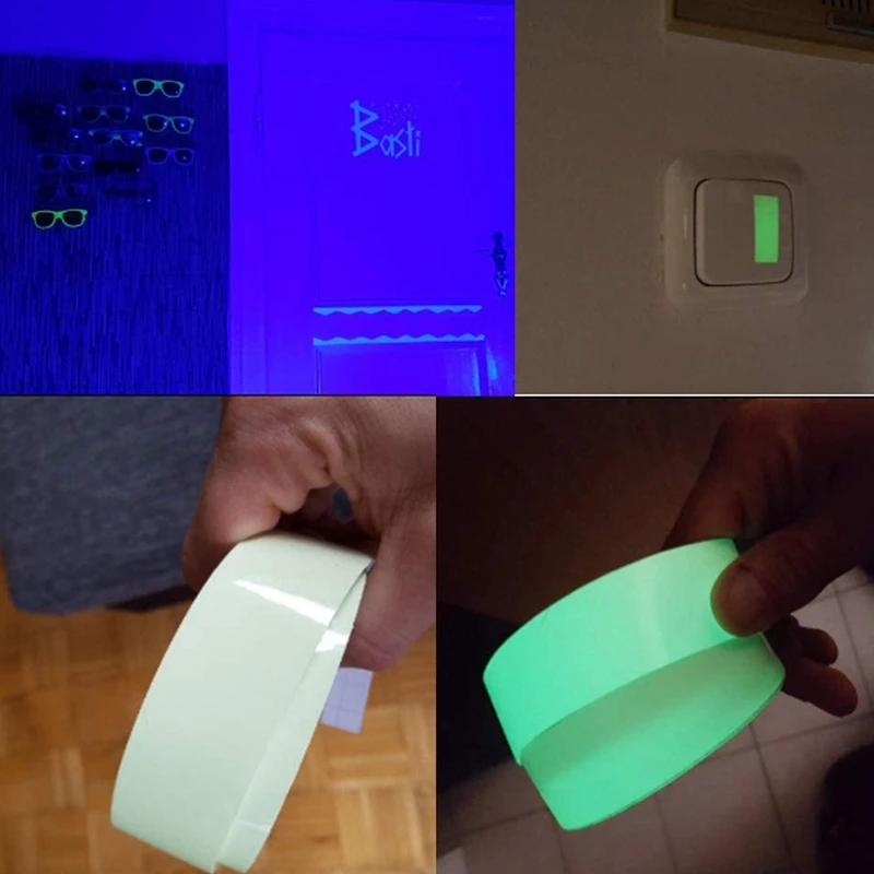 

3Cm x 5M Ultra-Bright Home Improvement Stage Design Luminous Tape Luminous Film Luminous Random Stickers Luminous Tape