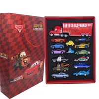 pixar cars 3 metal 155 alloy car model toy gift box set lightning mcqueen mater sally raymond children boy birthday gift