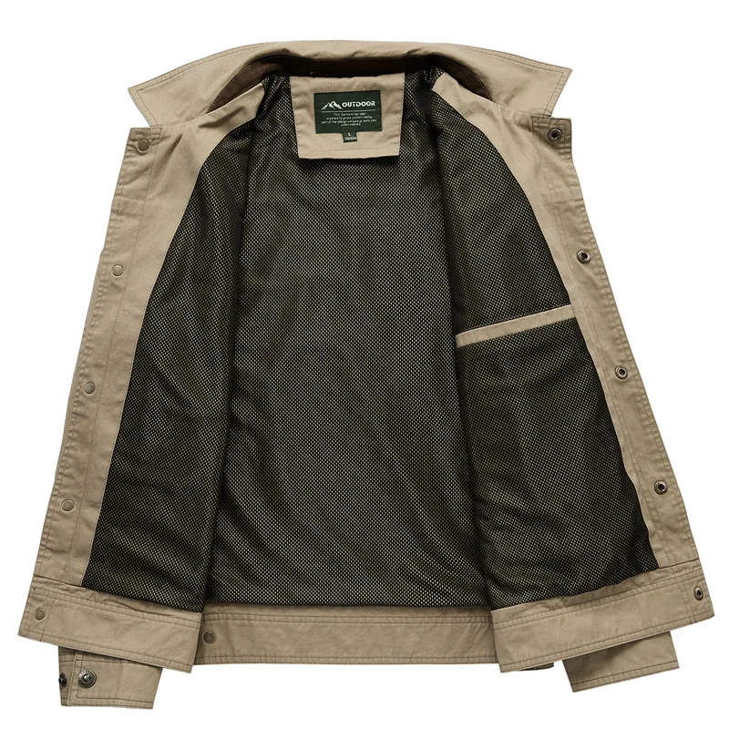 2021 осенняя куртка для мужчин брендовые военный камуфляж с подкладкой из хлопка