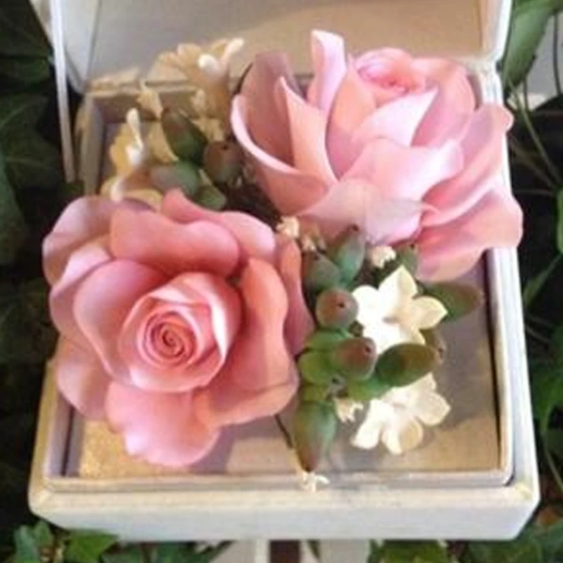 Новинка силиконовая форма для мастики большая роза инструмент украшения тортов