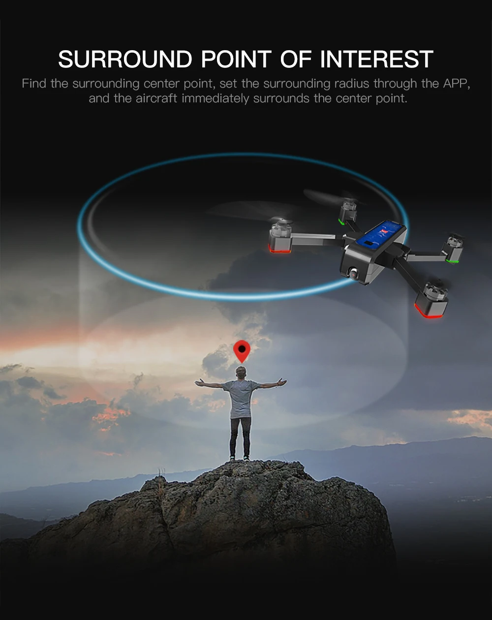 B4W gps Дрон бесщеточный складной Радиоуправляемый Дрон 5G Wifi Fpv с камерой 4K антивибрационный оптический поток Радиоуправляемый квадрокоптер вертолет