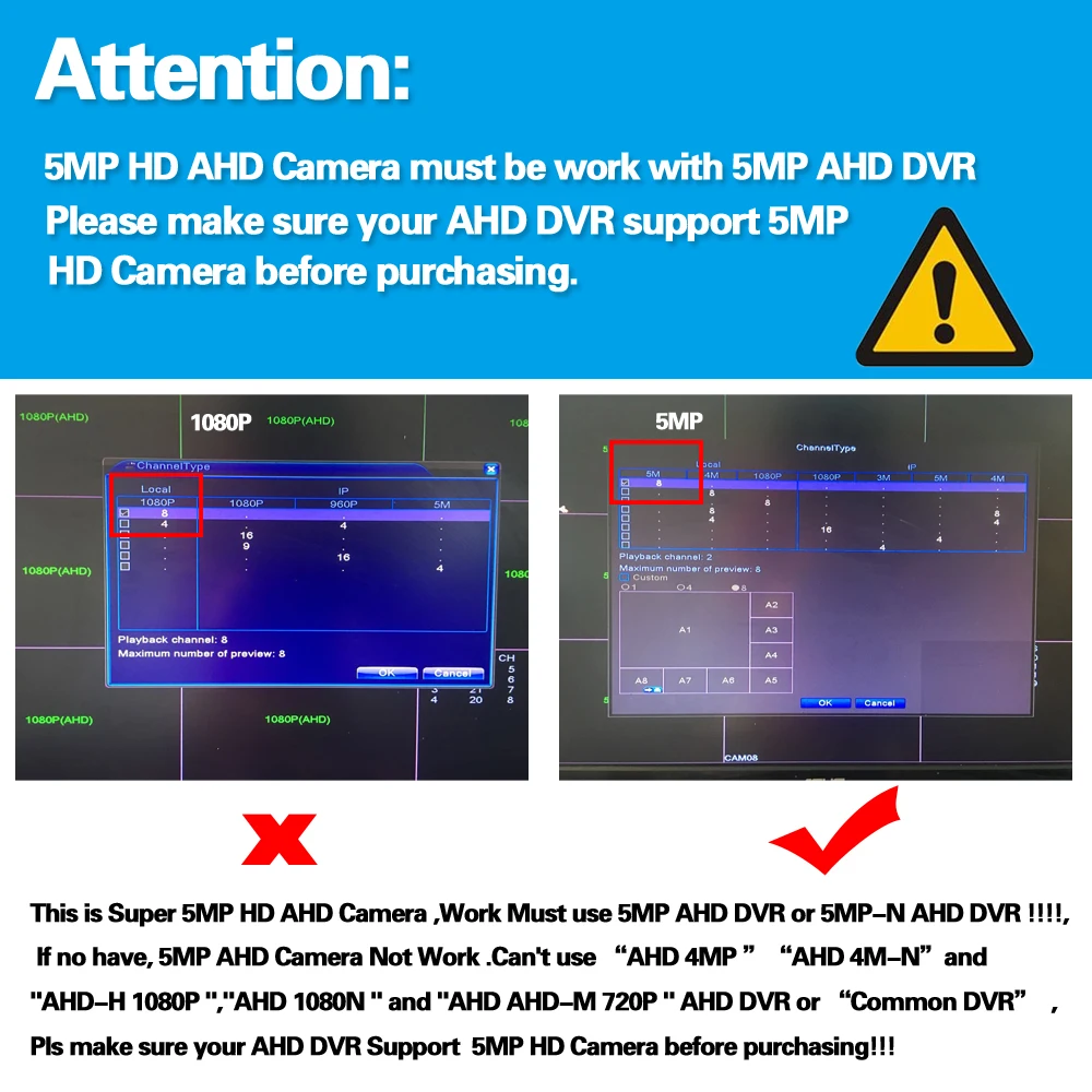 5MP Ультра HD AHD камера наружная Водонепроницаемая инфракрасная ночное видение ONVIF CCTV видеонаблюдения безопасности P2P Email Обнаружение движения