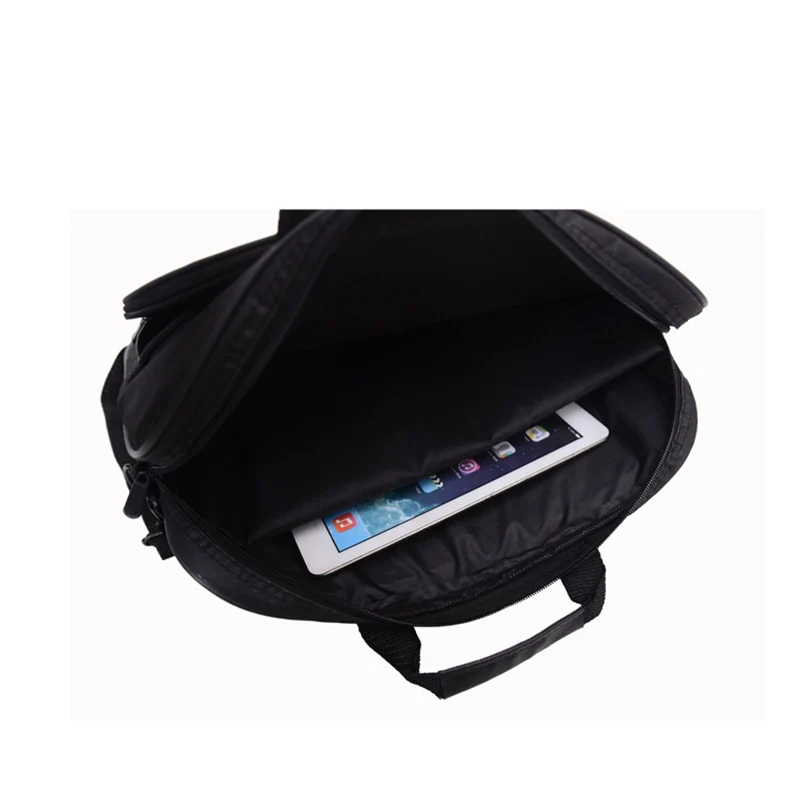 men shoulder hand bag for document a4 laptop computer briefcase handbag tote male black big bolsas satchel business office work free global shipping