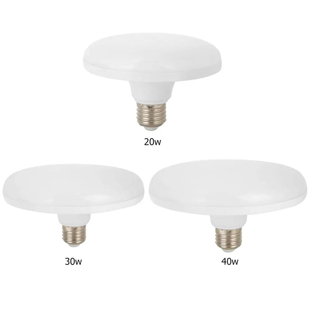 

20W 30W 40W E27 LED Light Bulb Waterproof Energy Saving Super Bright Flying Saucer Shape White Lamp Household Lights