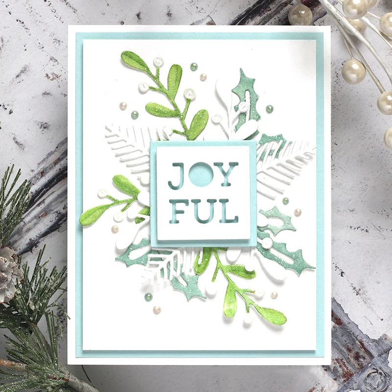 Набор мини-листочков для резки металла DIY Скрапбукинг Фотоальбом Декоративные