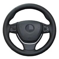 car steering wheel cover genuine leather for bmw 6 series 640i 650i f12 f13 f06 7 series 730li 740li 750li f01 f02 2008 2018