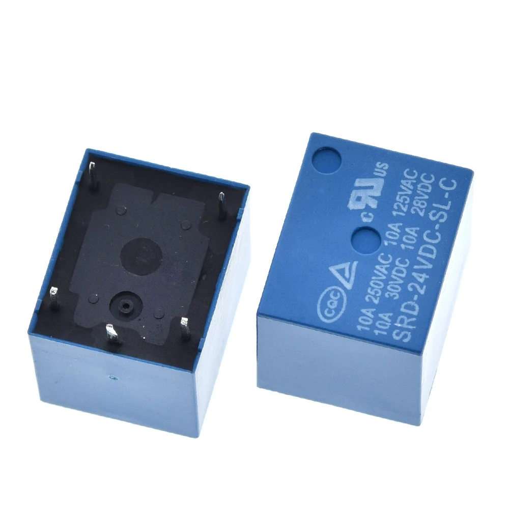 10 шт. реле SRD-03VDC-SL-C SRD-05VDC-SL-C SRD-06VDC-SL-C SRD-09VDC-SL-C SRD-12VDC-SL-C 3V 5V 6V 9V 12V 24V 48V 10A 250VAC 5PIN |