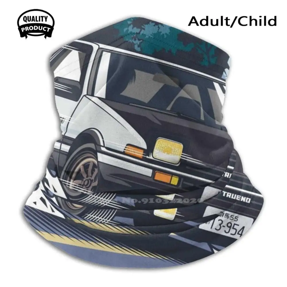 

Initial D Takumi Fujiwara Hachiroku Downhill Attack! Ae86 Trueno Fashion Men Women Outdoor Sport Mask Mouth Masks Ae86 Corolla