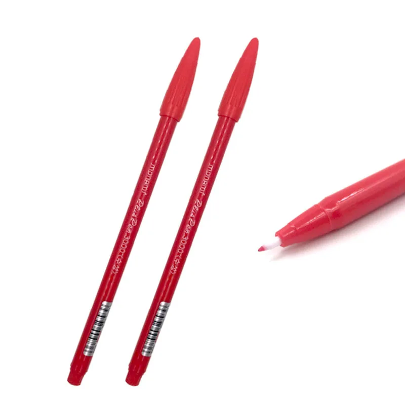 

10pcs Tattoo Positioning Marker Pen Microblading Surgical Skin Marker Pen for Eyebrow Lip Permanent Makeup Black Red Brown