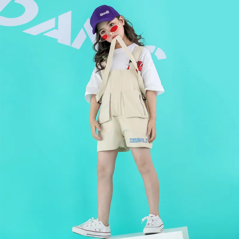 Детская Одежда для танцев бальные костюмы в стиле хип хоп девочек и мальчиков