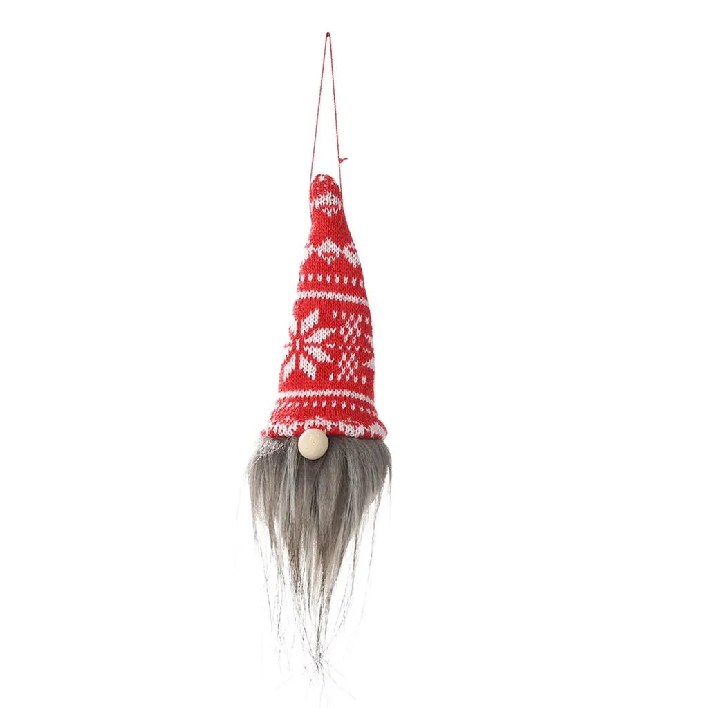 Christmas Faceless Gnome LED Light Santa Tree Pendant 2020 Xmas Rudolph Doll Cloth Decoration Home Hanging Nice Kids Gift | Дом и сад