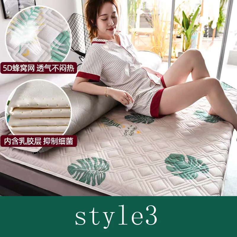 Пятизвездочный отельный утолщенный 5D дышащий латексный складной матрас с татами