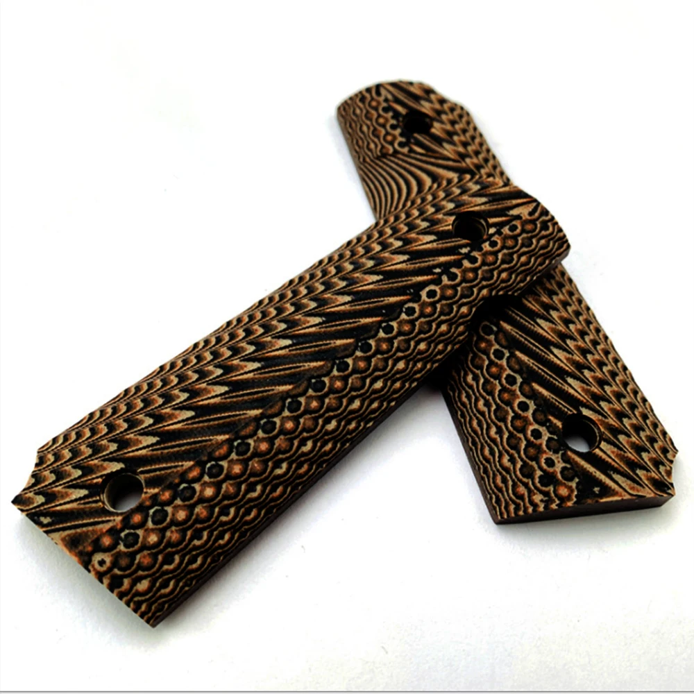TOtrait Tactical 1 Pair Professional G10 Knife Handles Patch Textured Material DIY Scales Non-slip Blanks For 1911 Grips | Спорт и