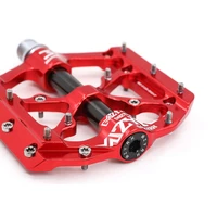 universal ultralight aluminum pedals 3 bearing bicycle flat pedals cnc for mtb road cycling